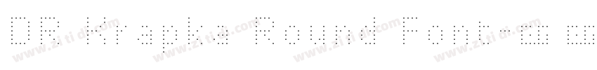 DR Krapka Round Font字体转换
